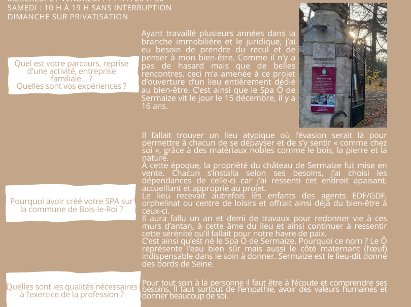 [Actualité de vos commerçants]