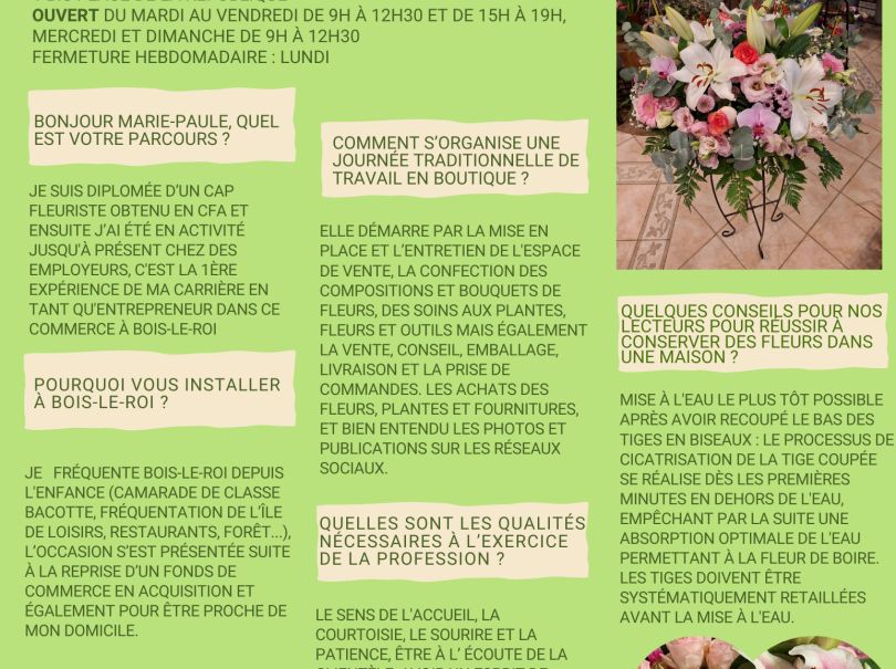 Allons conter fleurette