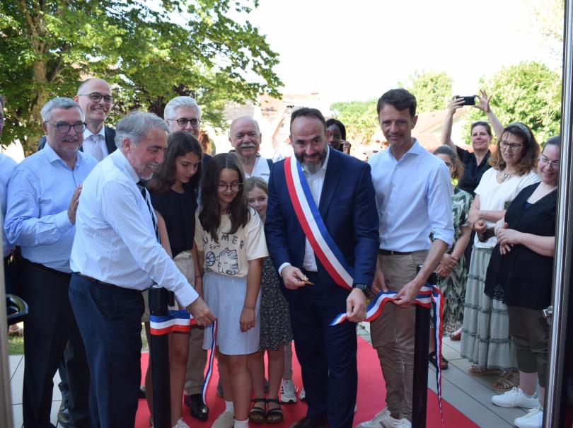 Inauguration Médiathèque - ruban