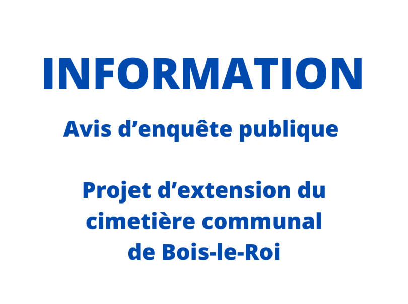 info avis enquête cimetière