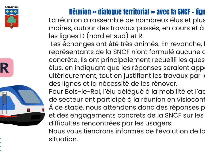 Reunion dialogue sncf ligne R