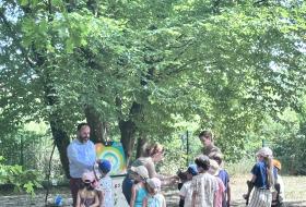 visite M le maire ALSH - 180725