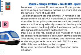 Reunion dialogue sncf ligne R