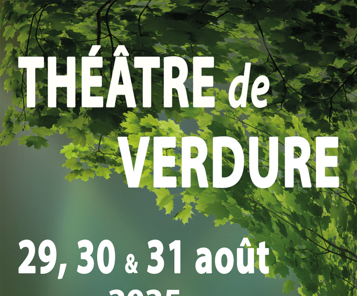 Affiche théâtre de verdure 2025