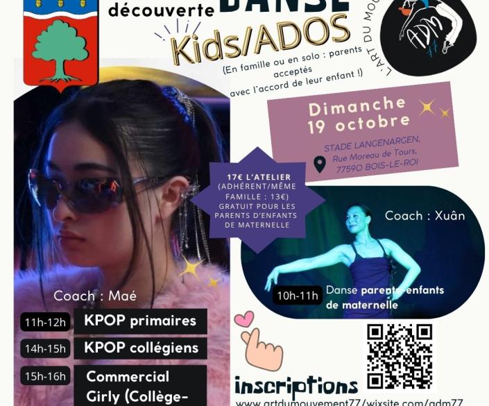 Flyer KPOP Art Du Mouvement 77