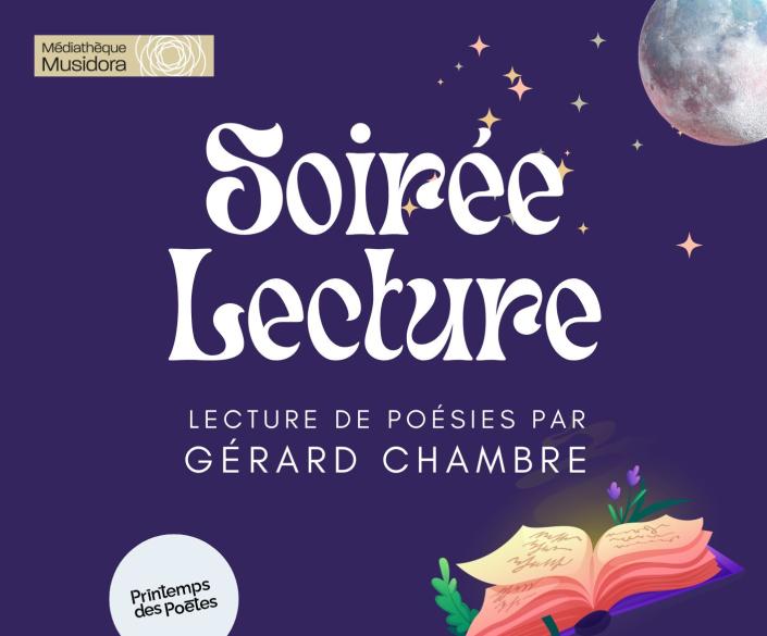 Aff Soirée litteraire - 20 mars 2026