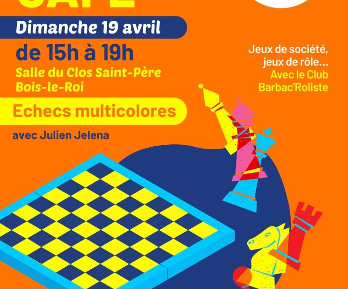 affiche ludocafé échecs