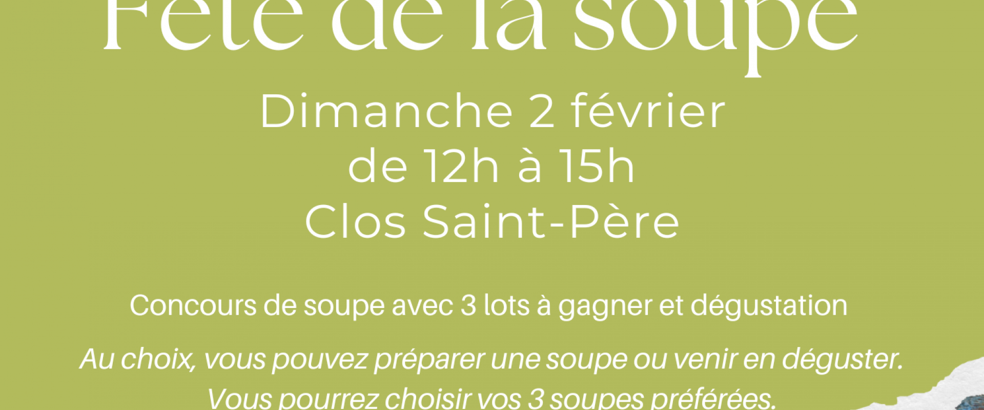 Fête de la soupe