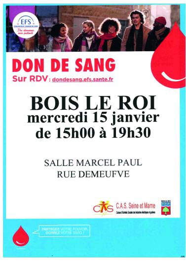 Collecte de sang janvier 2025 Collecte de sang janvier 2025