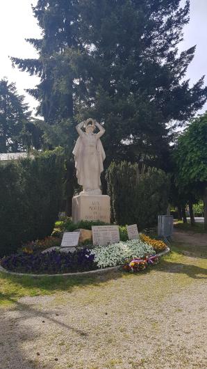 Monument aux Morts le 8 mai 2020