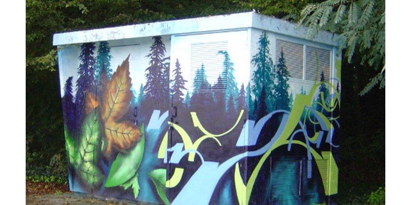 Fresque clos de la cure