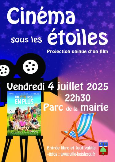 Cinéma sous les étoiles - Un p&#039;tit truc en plus
