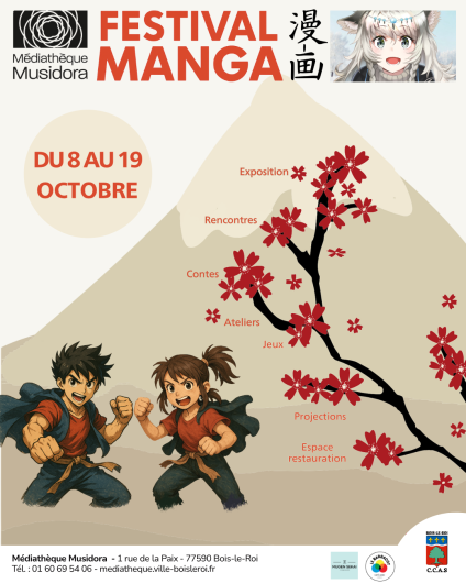 Affiche Festival Manga - 2025