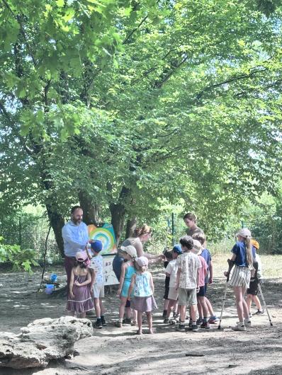 visite M le maire ALSH - 180725