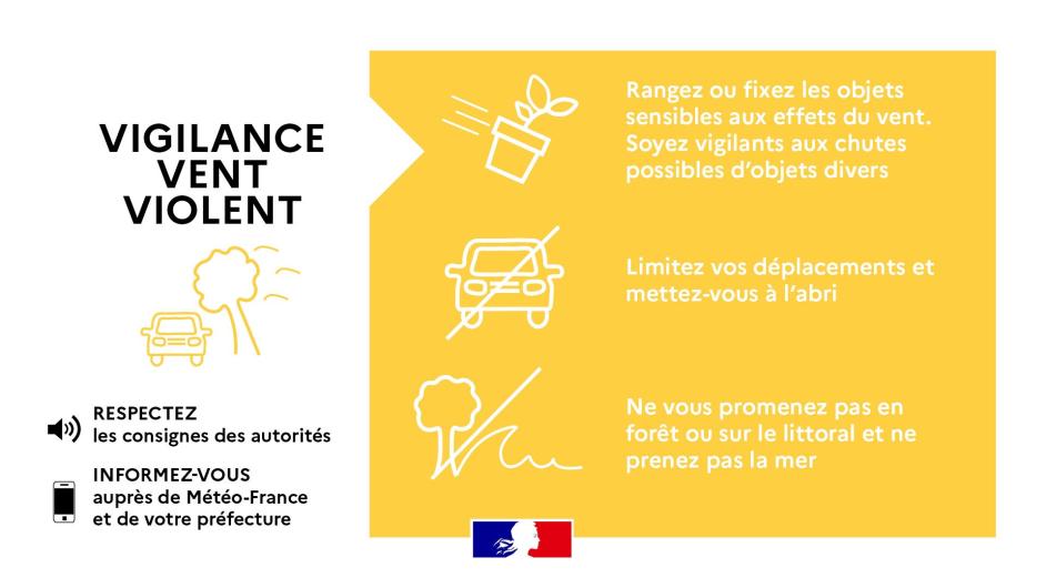 vigilance jaune vent orage