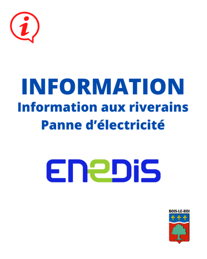 Info Enedis riverains