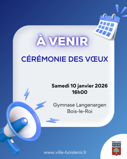 Cérémonie voeux 2026 - à venir