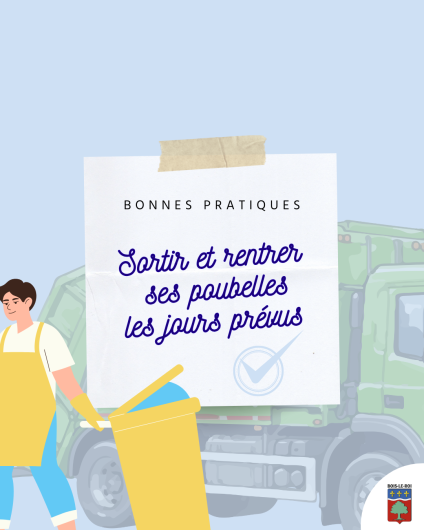 bonnes pratiques - sortir les poubelles
