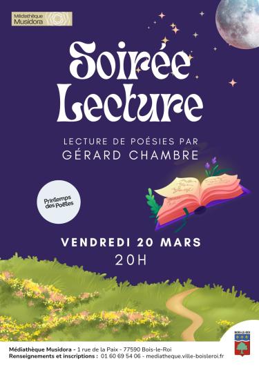 Aff Soirée litteraire - 20 mars 2026