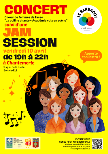 affiche de la jam session du Barbacot