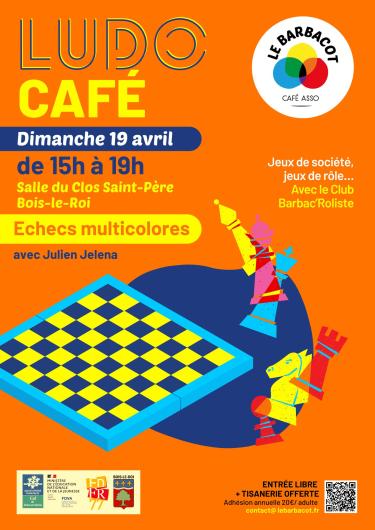 affiche ludocafé échecs
