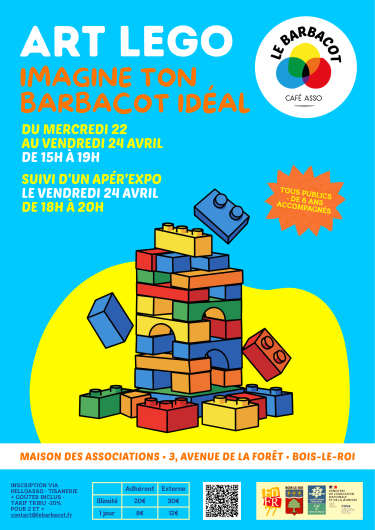 Affiche Art Lego Avril