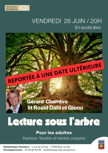 lecture reportée 260626