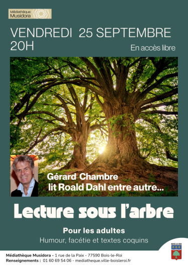 25.09.26 lecture sous l'arbre