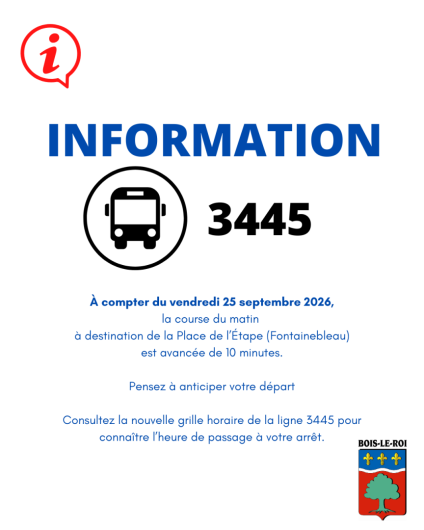 changement horaire 3445