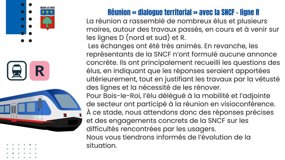 Reunion dialogue sncf ligne R