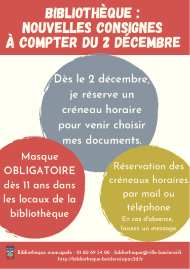 Consignes bibliothèque