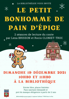 Lecture du conte Le Petit Bonhomme de pain d'épice