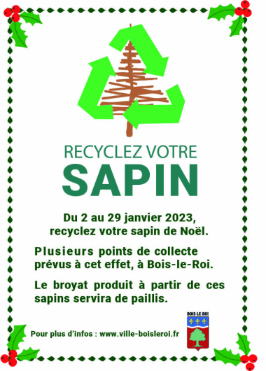 Recyclage sapin