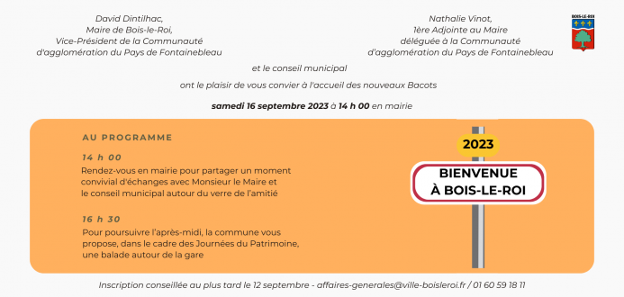 Invitation nouveaux bacots