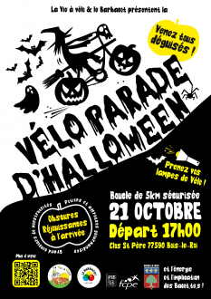 Vélo parade d'Halloween