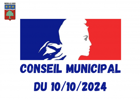 Conseil municipal du 10/10/2024