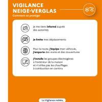 Vigilance orange neige verglas
