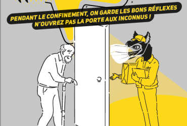 Affiche vol par ruse - confinement