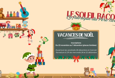 Soleil bacot Noël  25 inscriptions