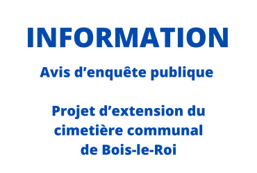 info avis enquête cimetière