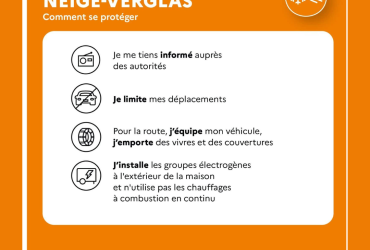 Vigilance orange neige et verglas