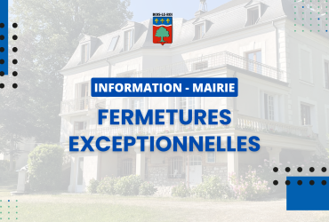 fermeture mairie exceptionnelle