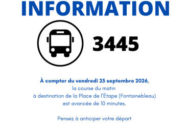 changement horaire 3445