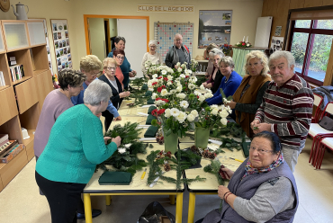 Atelier floral du 18 novembre 2024