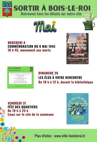 Sortir à Bois-le-Roi - Mai 2024