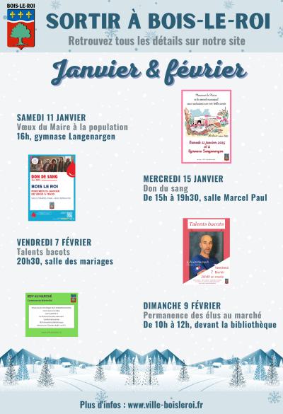 Sortir à Bois-le-Roi - Janvier & février 2025