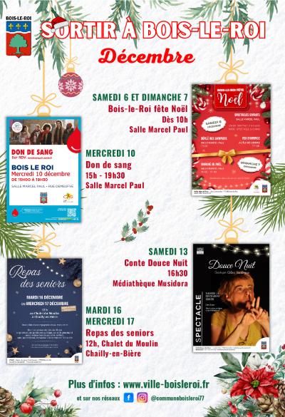 Sortir à Bois-le-Roi - Décembre 2025